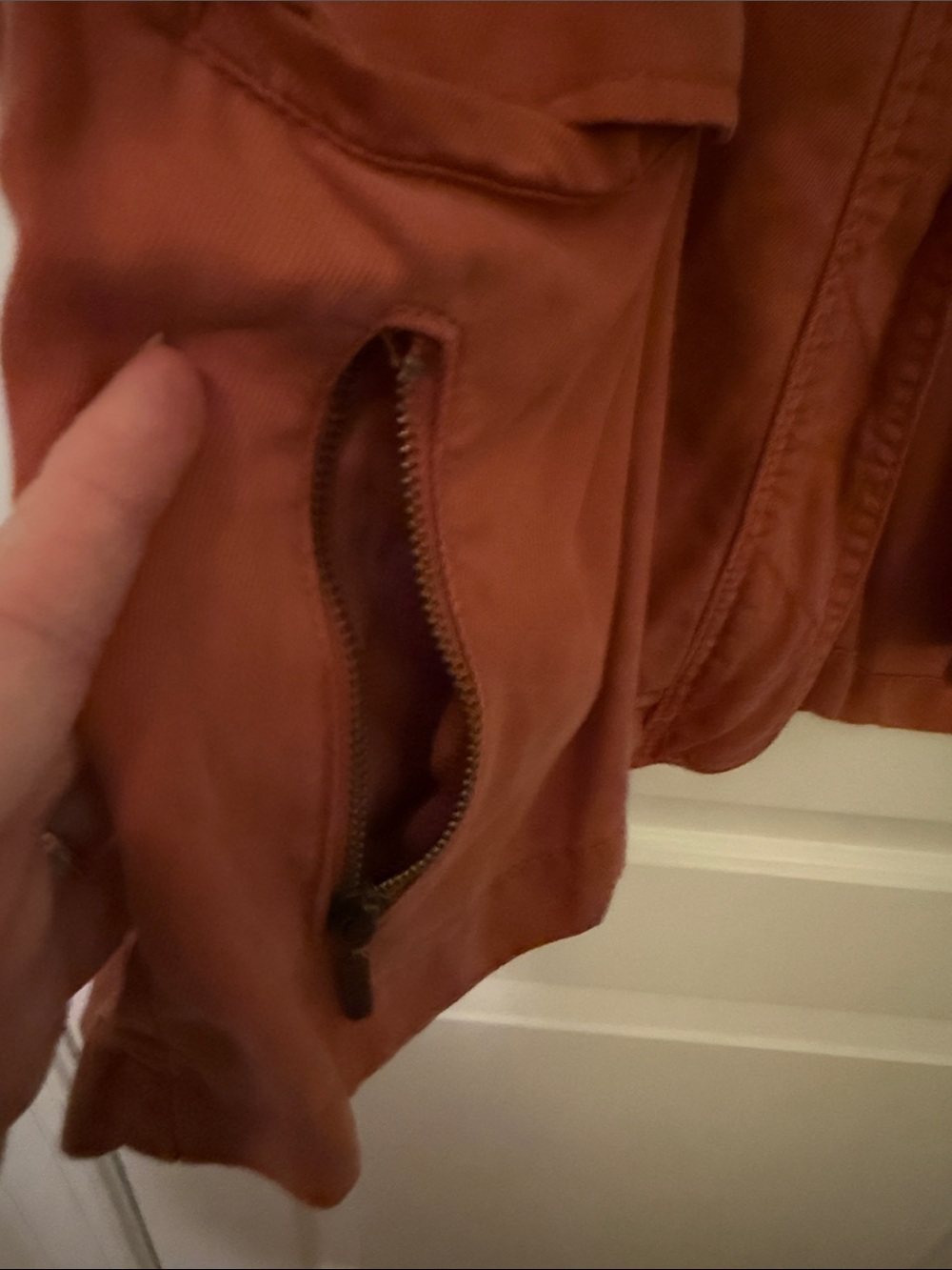 Max Jeans Rust Orange Utility Field Jacket - Picture 10 of 16